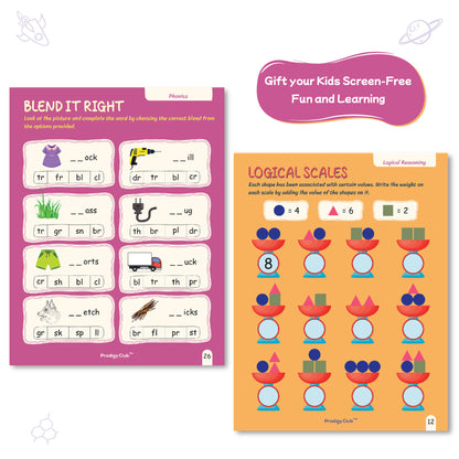 Brain Development & Critical Thinking Book - Level 0 | 4 to 6 Years Old Kids | Skill Enhance Series