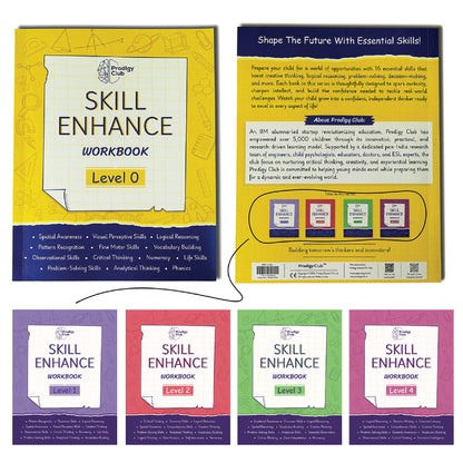 Brain Development & Critical Thinking Book - Level 0 | 4 to 6 Years Old Kids | Skill Enhance Series