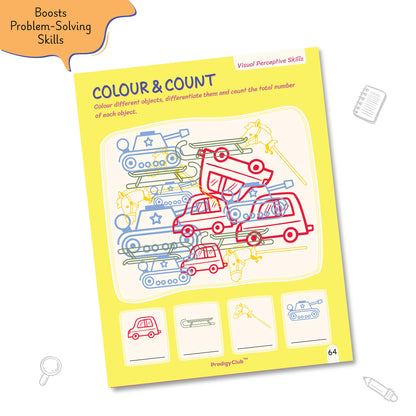 Brain Development & Critical Thinking Book - Level 1 | 5 to 7 Years Old Kids | Skill Enhance Series