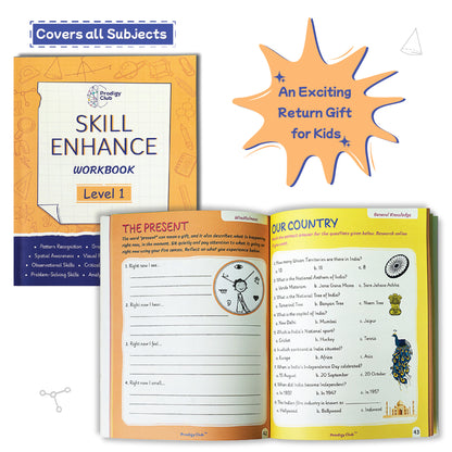 Brain Development & Critical Thinking Book - Level 1 | 5 to 7 Years Old Kids | Skill Enhance Series