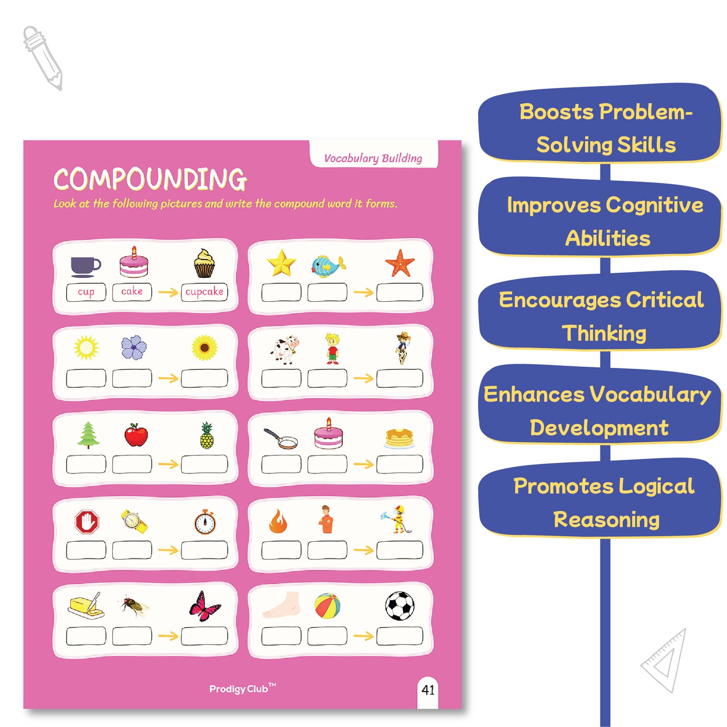 Brain Development & Critical Thinking Book - Level 1 | 5 to 7 Years Old Kids | Skill Enhance Series