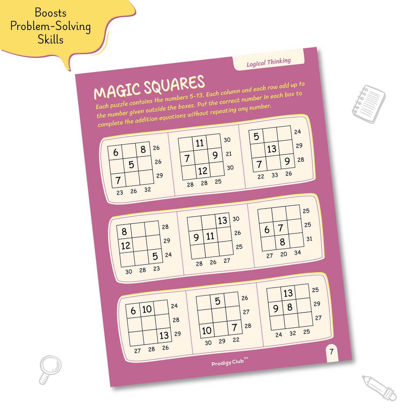 Brain Development & Critical Thinking Book - Level 2 | 7 to 9 Years Old Kids | Skill Enhance Series