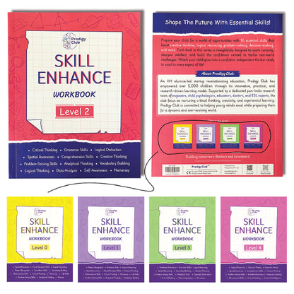 Brain Development & Critical Thinking Book - Level 2 | 7 to 9 Years Old Kids | Skill Enhance Series