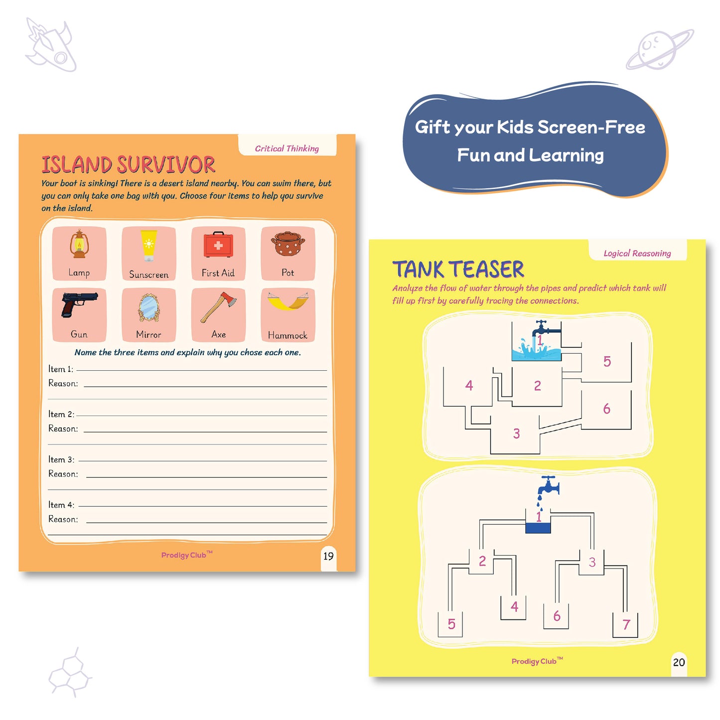 Brain Development & Critical Thinking Book - Level 3 | 7 to 10 Years Old Kids | Skill Enhance Series