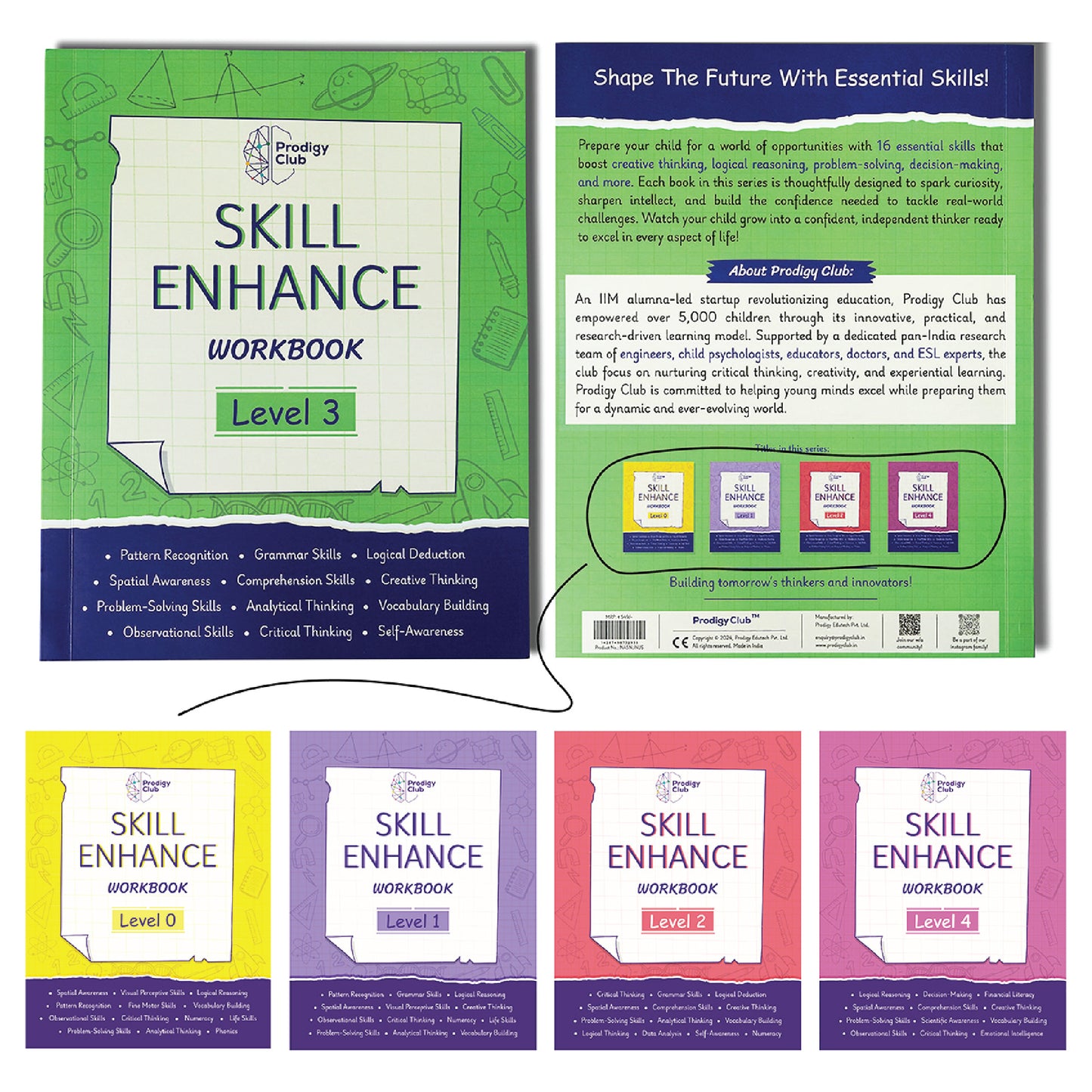 Brain Development & Critical Thinking Book - Level 3 | 7 to 10 Years Old Kids | Skill Enhance Series