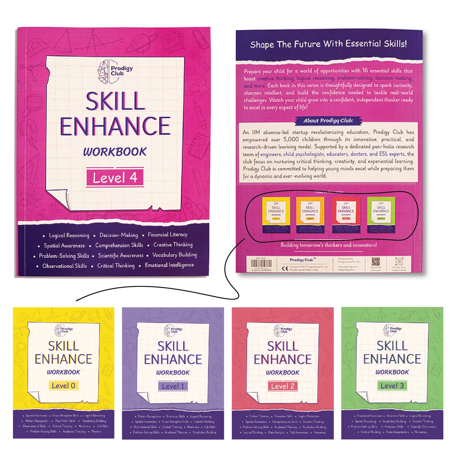 Brain Development & Critical Thinking Book - Level 4 | 8 to 12 Years Old Kids | Skill Enhance Series
